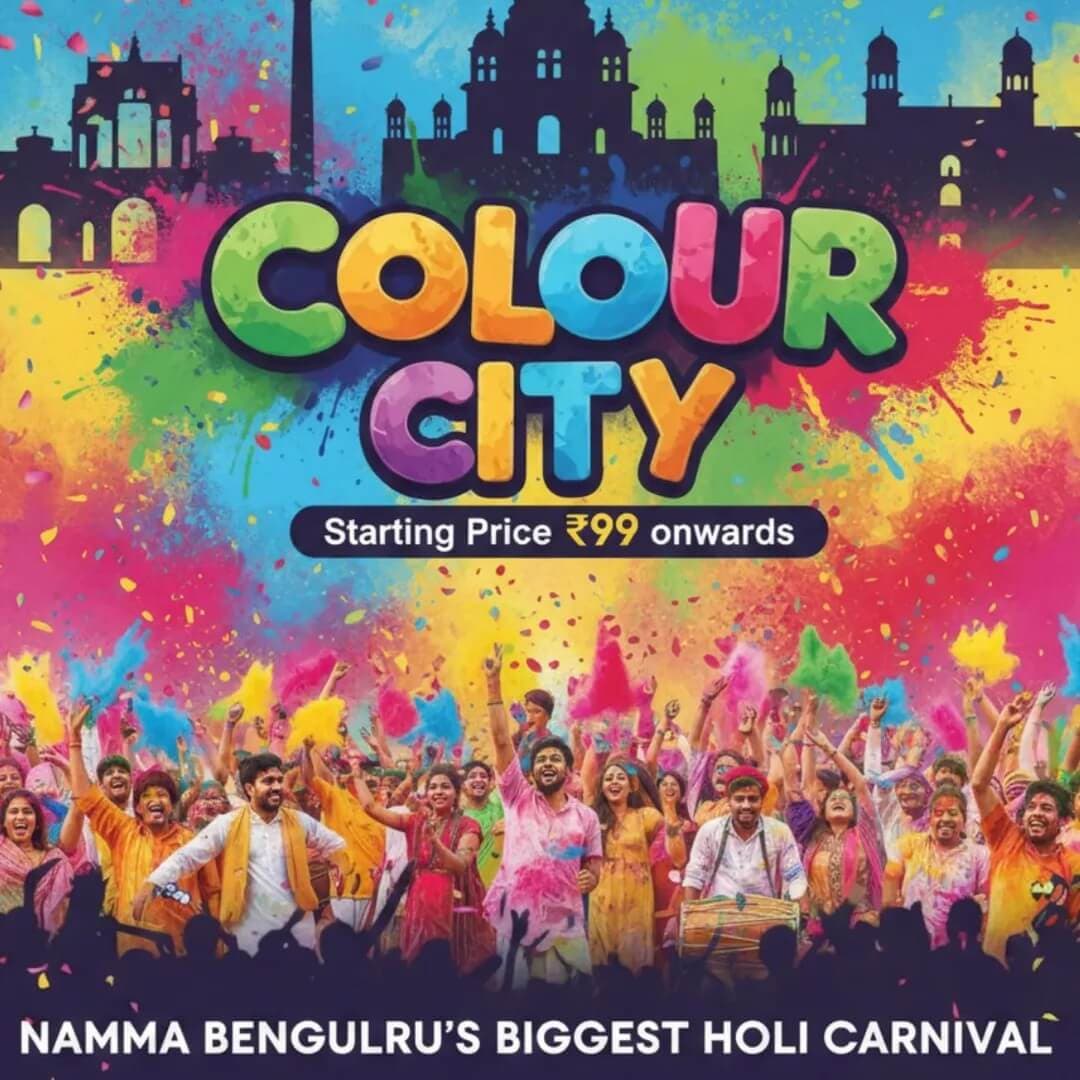 Colour City Biggest Holi Festival In Bangalore
