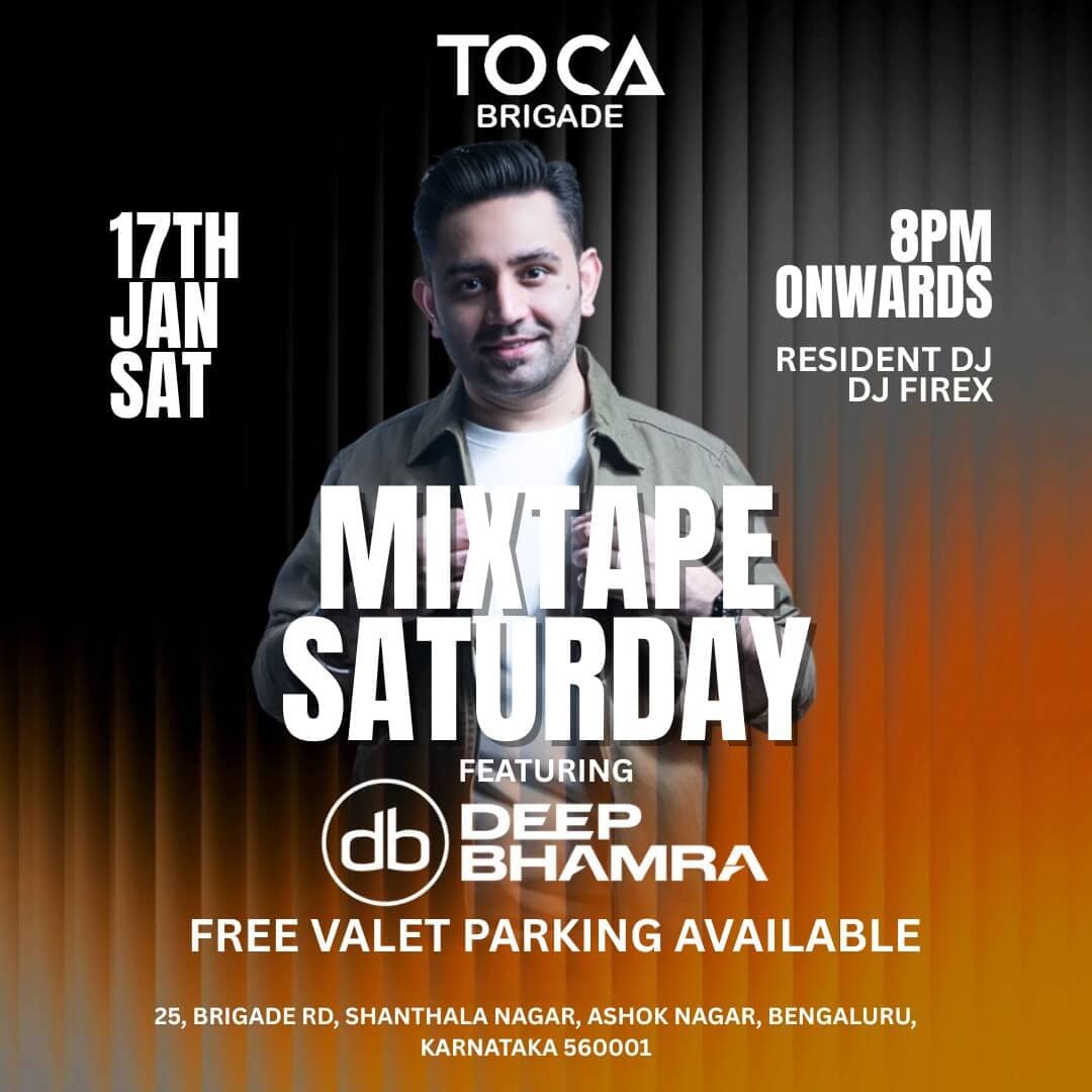 Mixtage Staurday : Bollywood DJ Night ft DJ Deep Bhamra