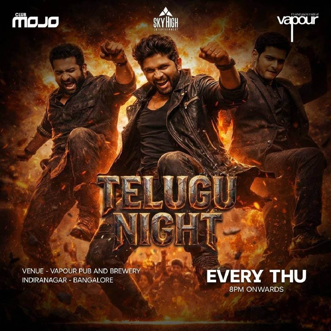Telugu Night At Vapour Indiranagar