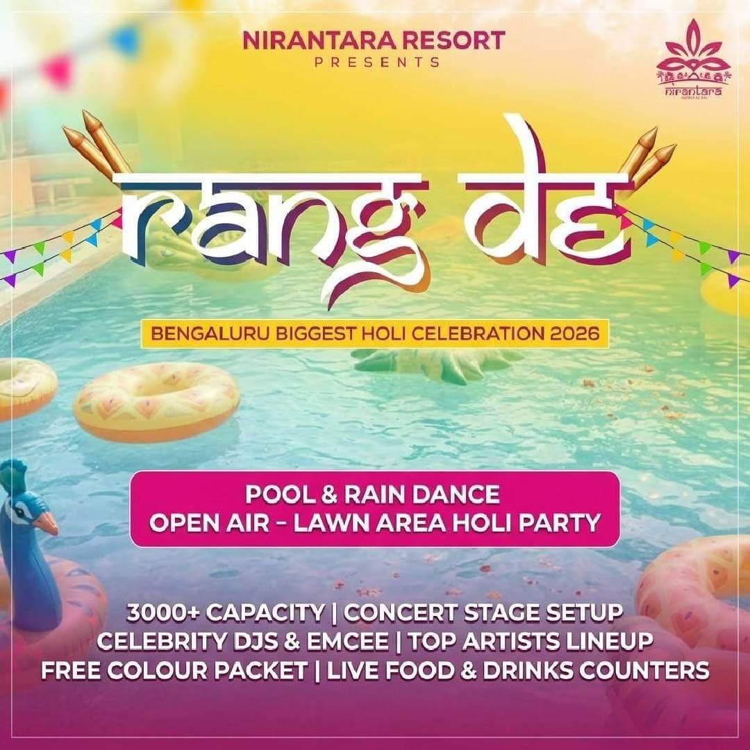 Rang De - Bengaluru Biggest Holi Celebration 2026