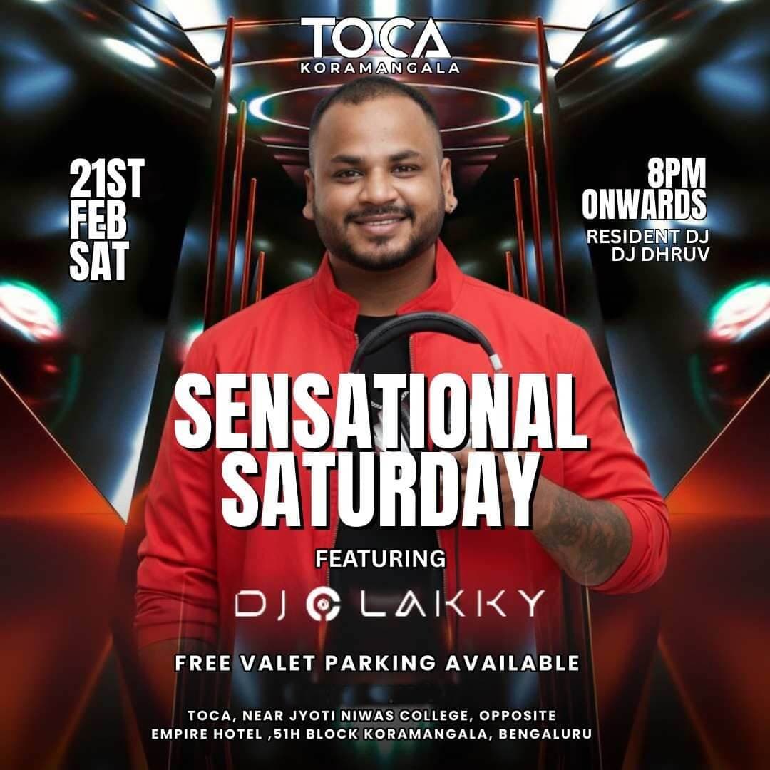 Sensational Saturday : Bollywood DJ Night Ft DJ Lakky