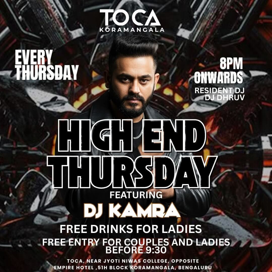 High End Thursday : Bollywood Night ft DJ Kamra