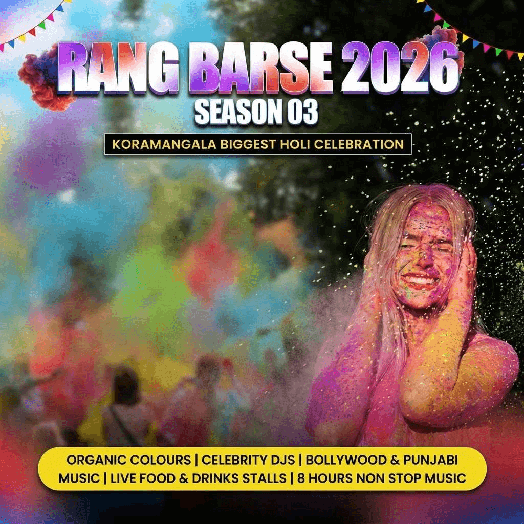 Rang Barse 2026-Kormangala Biggest Holi Celebrate