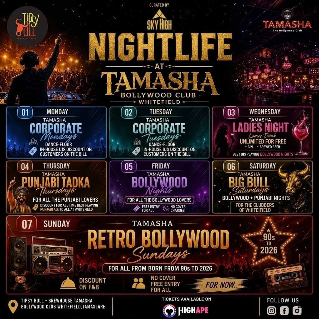 Whitfields Nightlife At Tamasha Bollywood Club