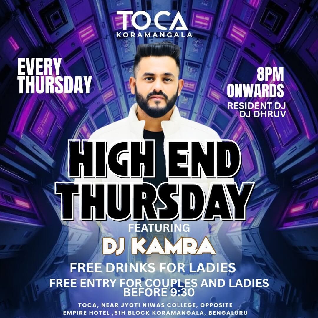 High End Thursday : Bollywood Night ft DJ Kamra