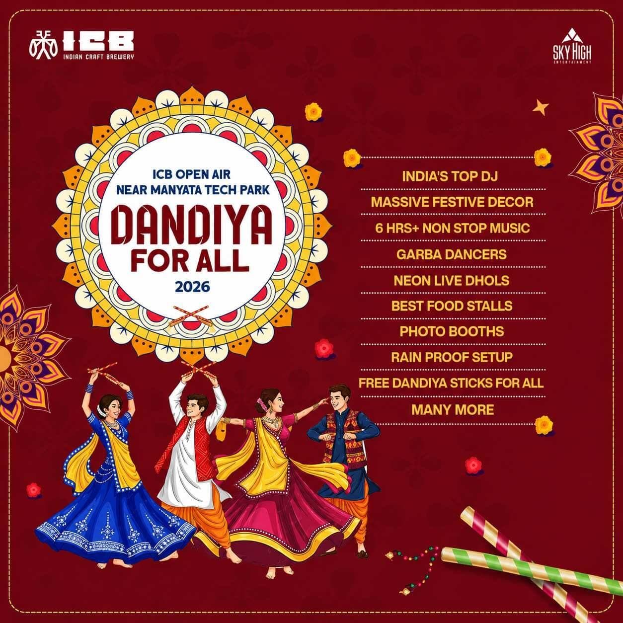 Dandiya For All Open Air ICB Manyata 2026