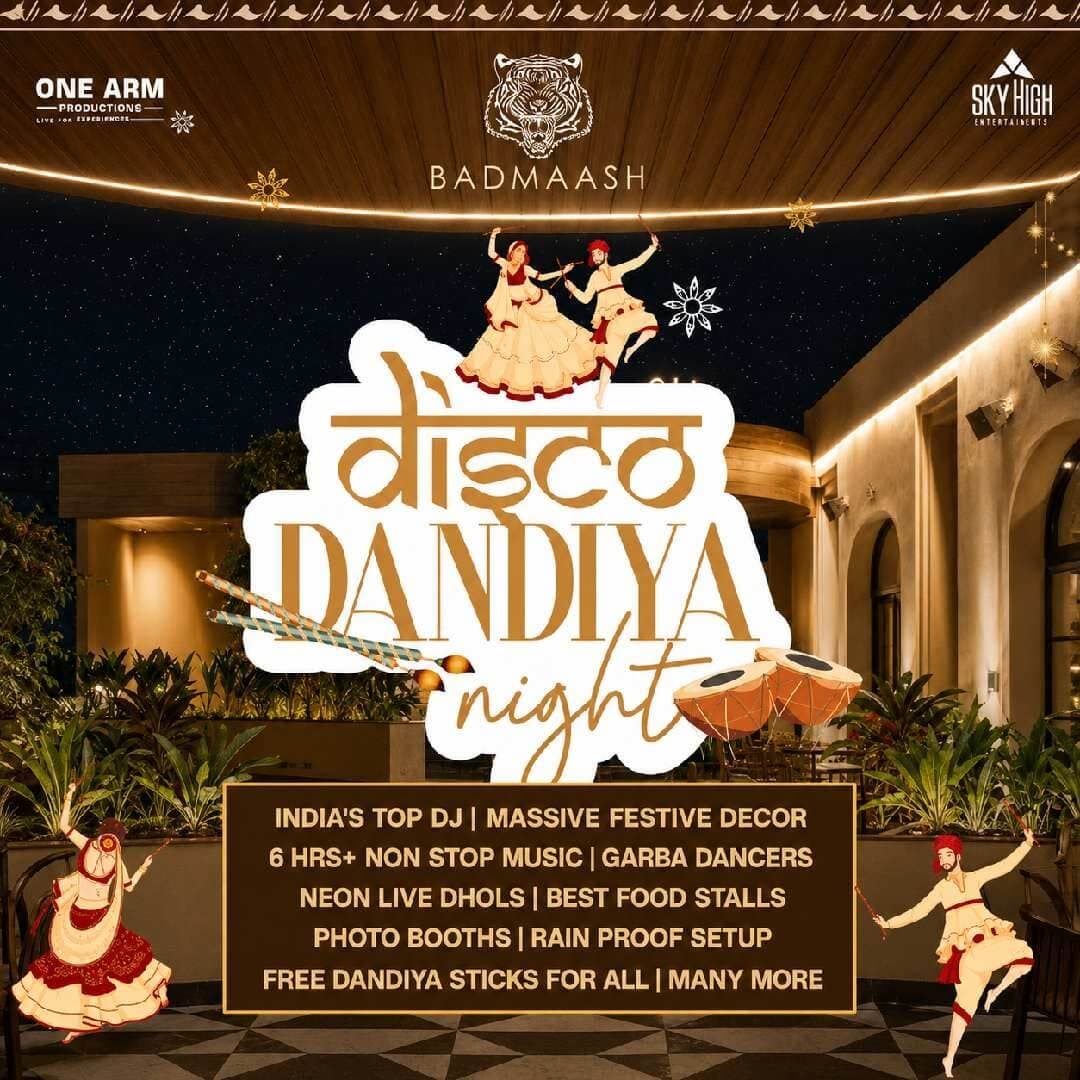 Disco Dandiya Season 10 At Sarjapur Badmaash