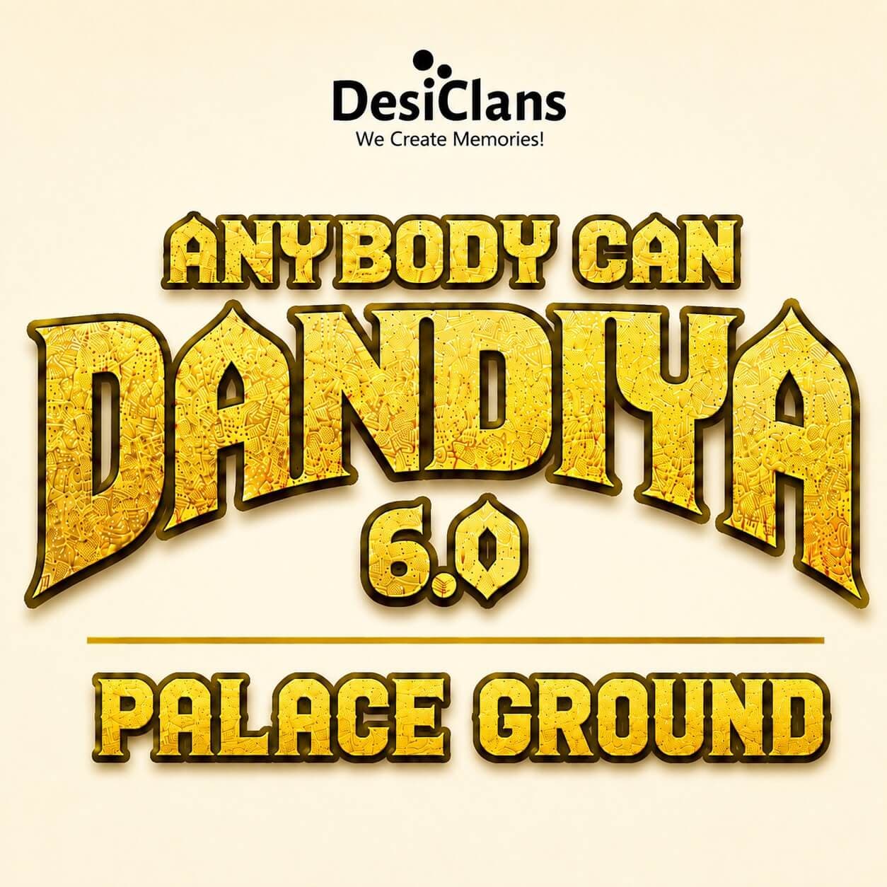 Anybody Can Dandiya 6.0 - Palace Ground