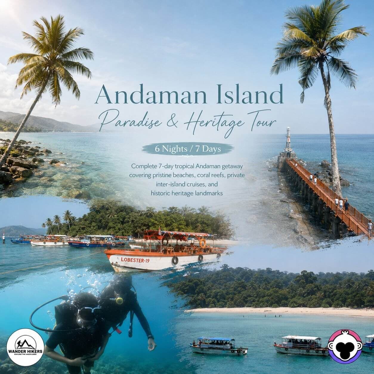 Andaman Island Paradise & Heritage Tour